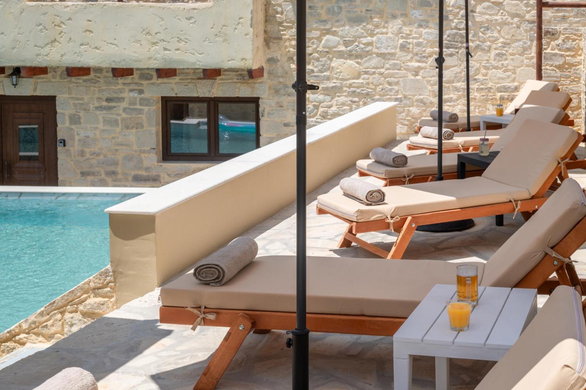 Draganigo Luxury Stone Houses 40 Min From Matala Ano Moulia Экстерьер фото